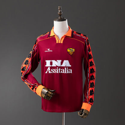 Camisola Manga Comprida AS Roma 1998-99 Principal
