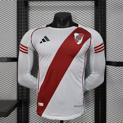 Camisola Manga Comprida CA River Plate 2025-26 Principal Versão Jogador