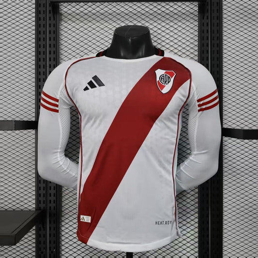Camisola Manga Comprida CA River Plate 2025-26 Principal Versão Jogador