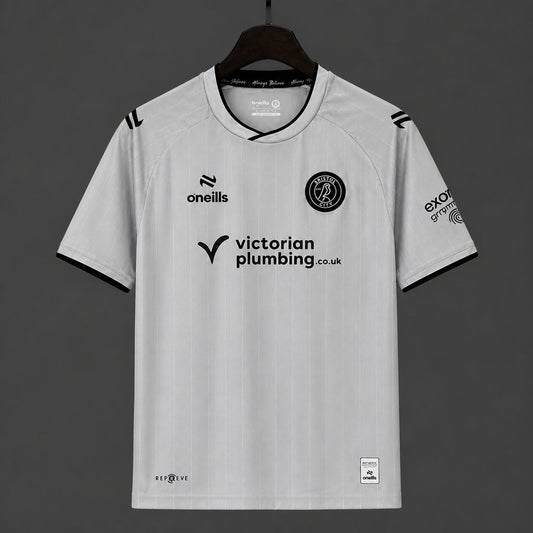 Camisola Bristol City 2026-27 Alternativa Cinzenta Versão Adepto