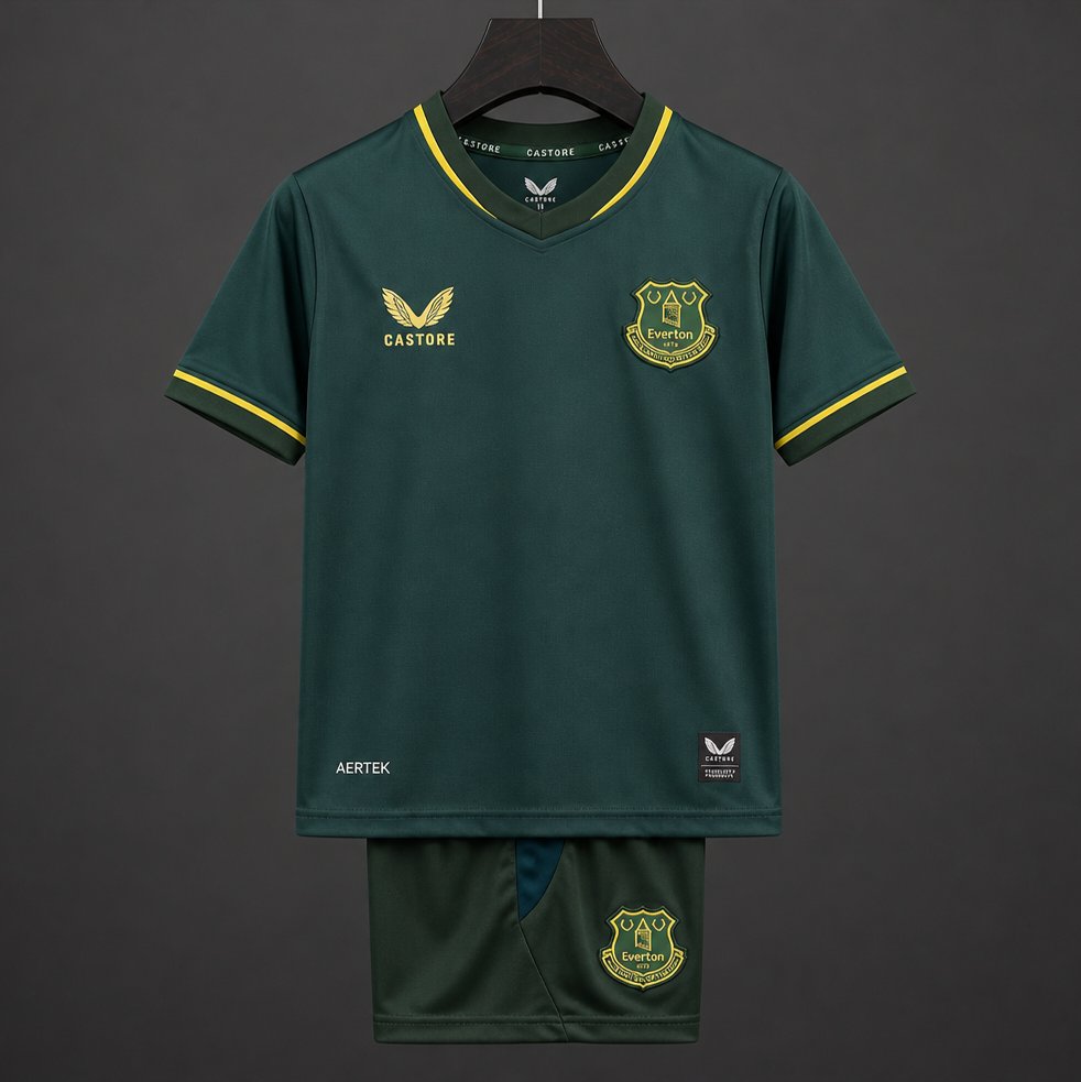 Kit Criança EVE 2026-27 Alternativo Verde
