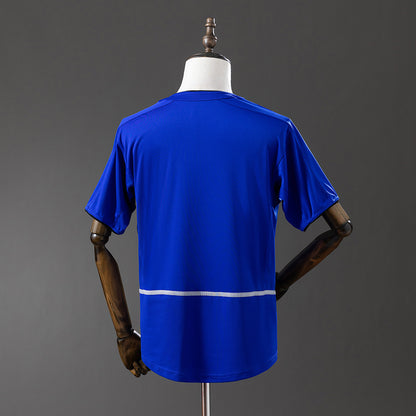 Camisola M-UNITED 2002-03 Alternativa Azul Versão Adepto