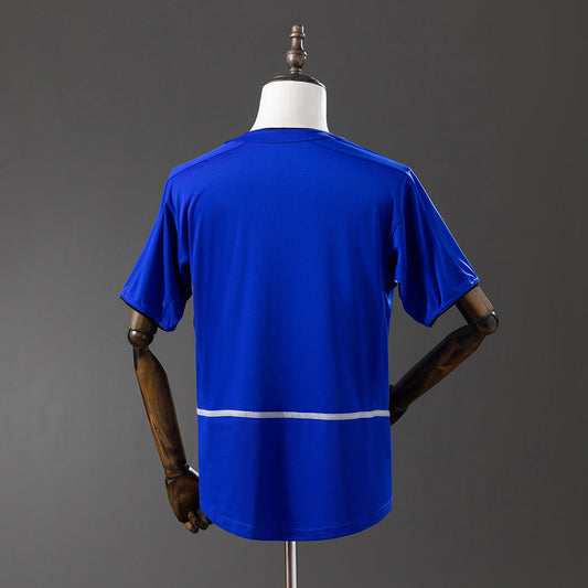 Camisola M-UNITED 2002-03 Alternativa Azul Versão Adepto