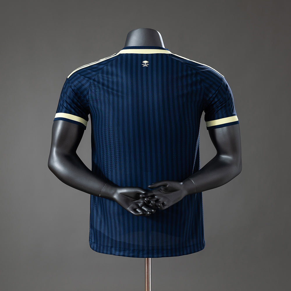 Camisola Al-Nassr 2026-27 Alternativa Azul Anterior Versão Jogador