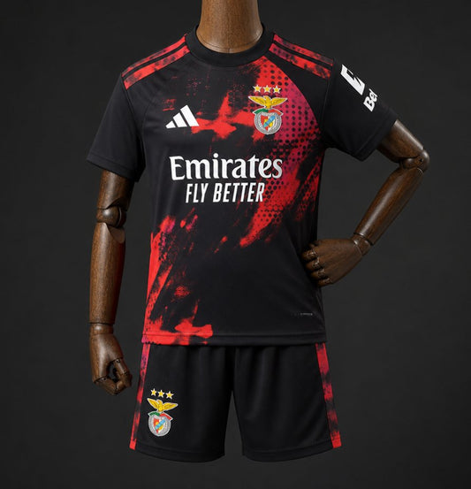 Kit Criança S.L.B. 2026-27 Alternativo Preto