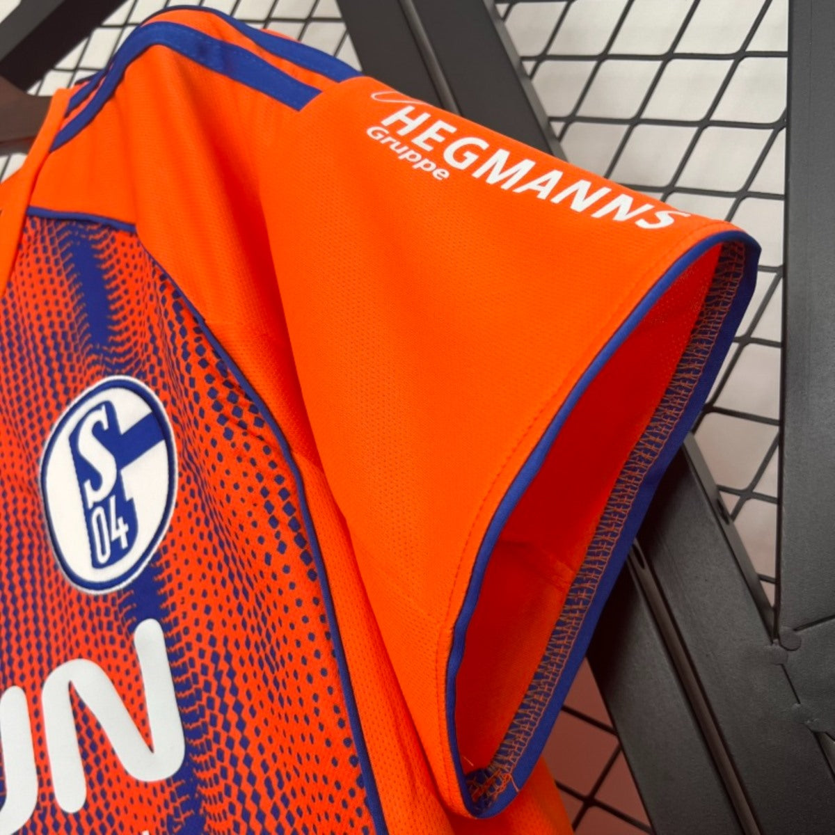 Camisola Schalke 04 2025-26 Alternativa Laranja Versão Adepto