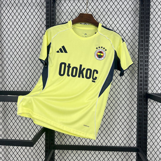 Camisola Fenerbahce 2025-26 Alternativa Amarela Versão Adepto