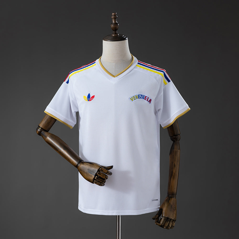 Camisola Venezuela 2026 Alternativa Branca Versão Adepto