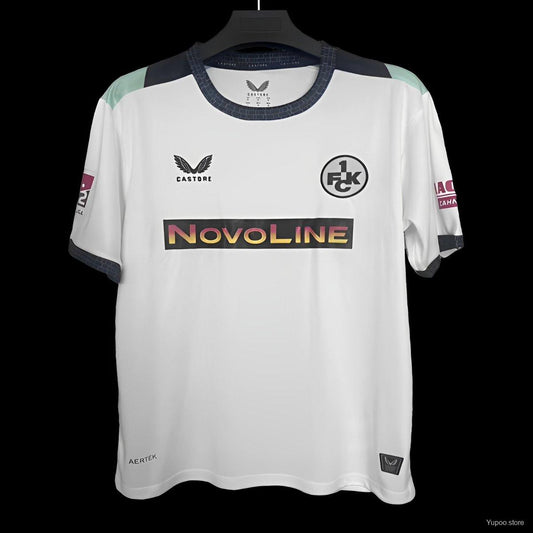 Camisola 1.FC Kaiserslautern 2025-26 Alternativa Branca Versão Adepto