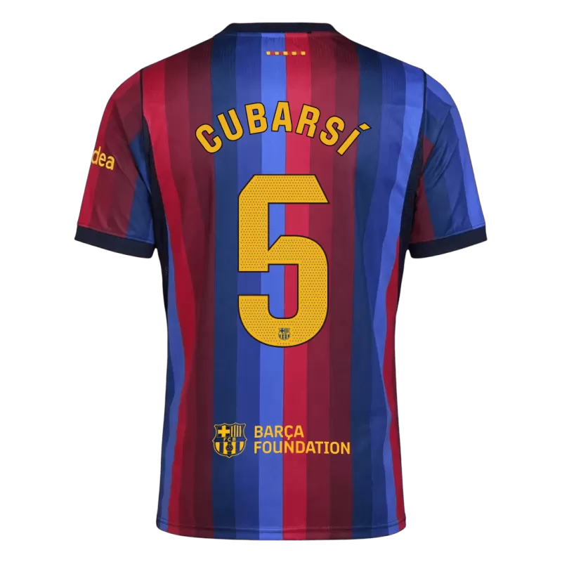 Camisola FC Barcelona 2026-27 Principal Versão Adepto CUBARSÍ #5
