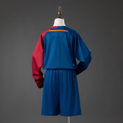 Kit Criança Manga Comprida FC Barcelona 2008-09 Principal Final UCL