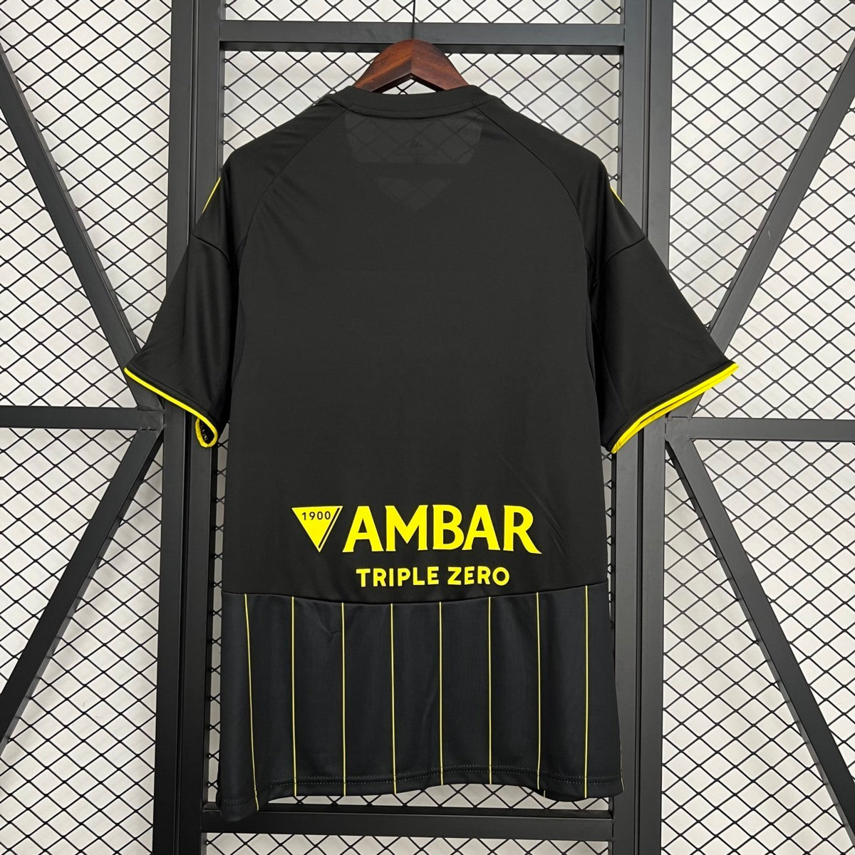 Camisola Real Saragoça 2025-26 Alternativa Preta Versão Adepto