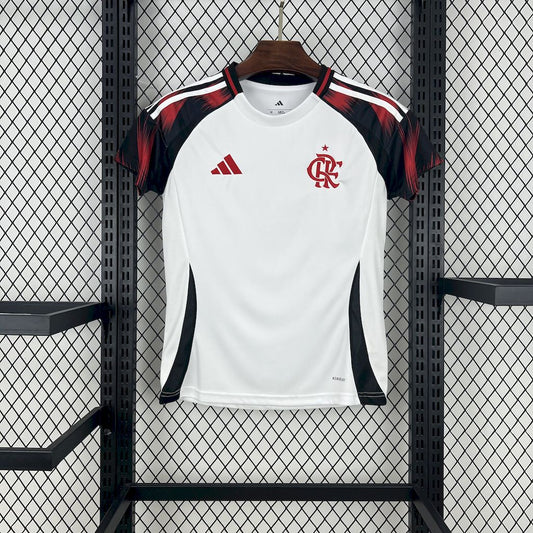 Camisola Flamengo 2025-26 Alternativa Branca Versão Mulher