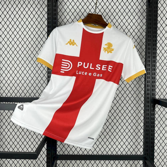 Camisola Genova 2025-26 Alternativa Branca Versão Adepto