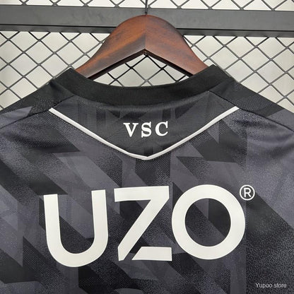 Camisola Vitoria SC 2025-26 Alternativa Preta Versão Adepto