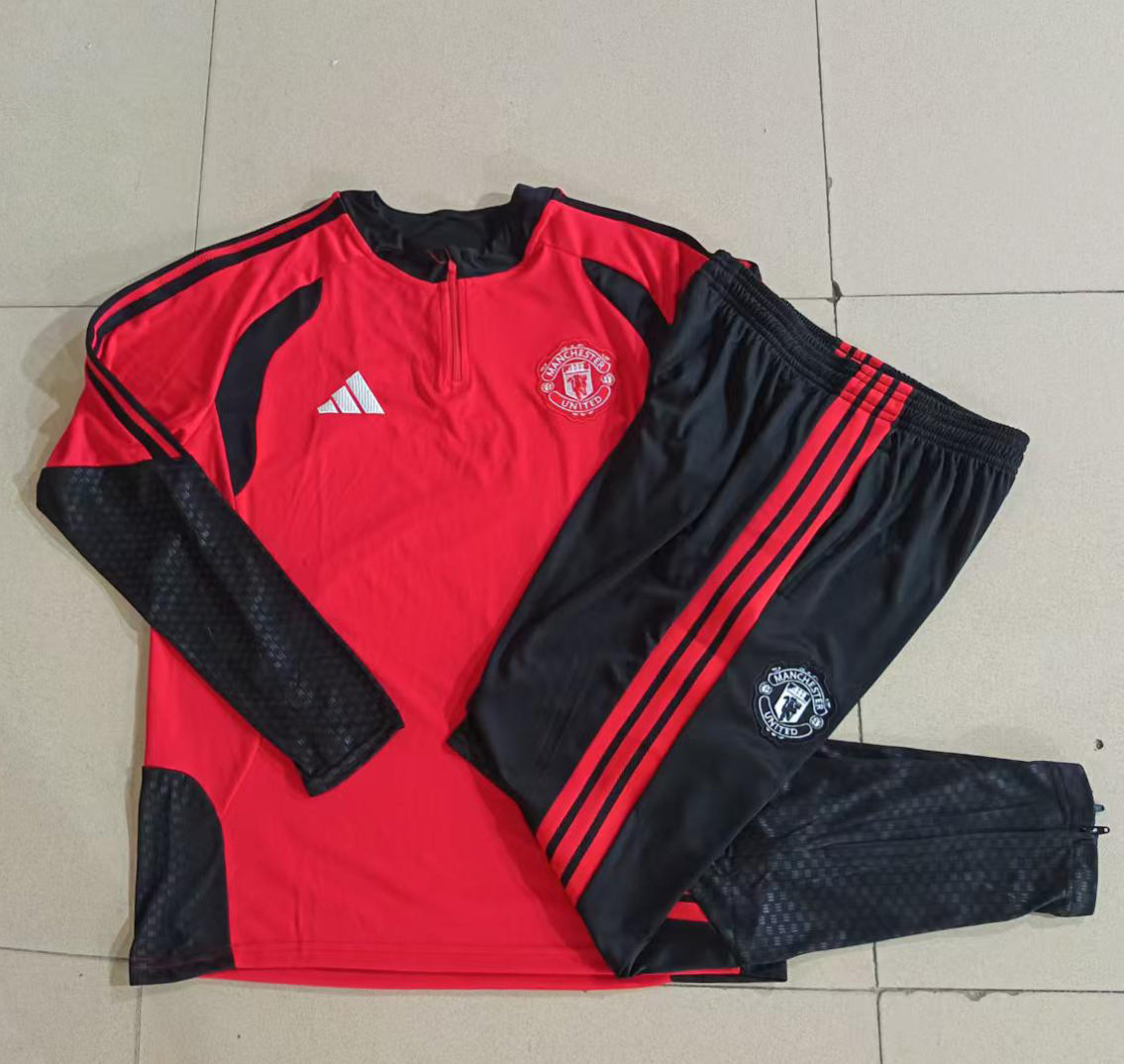 Fato de Treino M-United 2026-27 - Camisola com Fecho