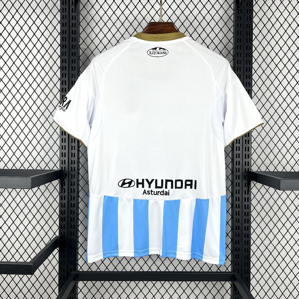 Camisola Real Oviedo 2025-26 Alternativa Branca Versão Adepto