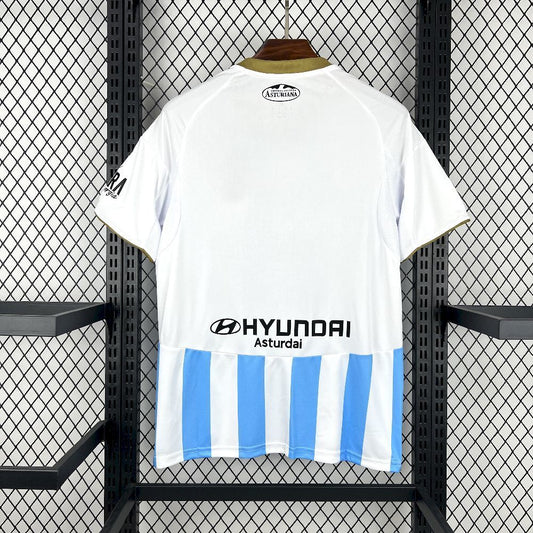 Camisola Real Oviedo 2025-26 Alternativa Branca Versão Adepto