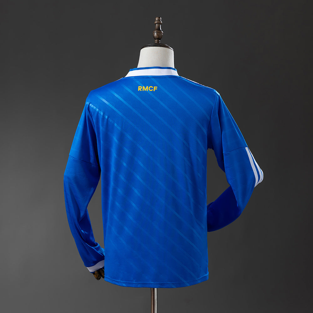 Camisola Manga Comprida Real Madrid CF 2025-26 Alternativa Azul Versão Adepto