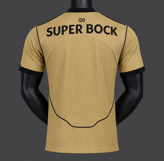 Camisola S.C.P. 2026-27 Alternativa Amarela Versão Jogador