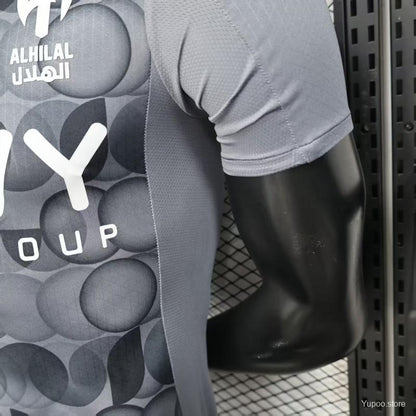 Camisola Al-Hilal SFC 2025-26 Alternativa Cinzenta Versão Jogador