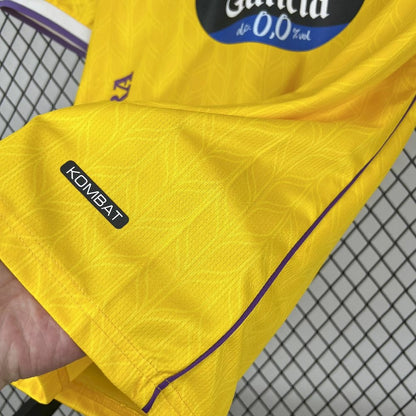 Camisola Real Valladolid CF 2025-26 Alternativa Amarela Versão Adepto