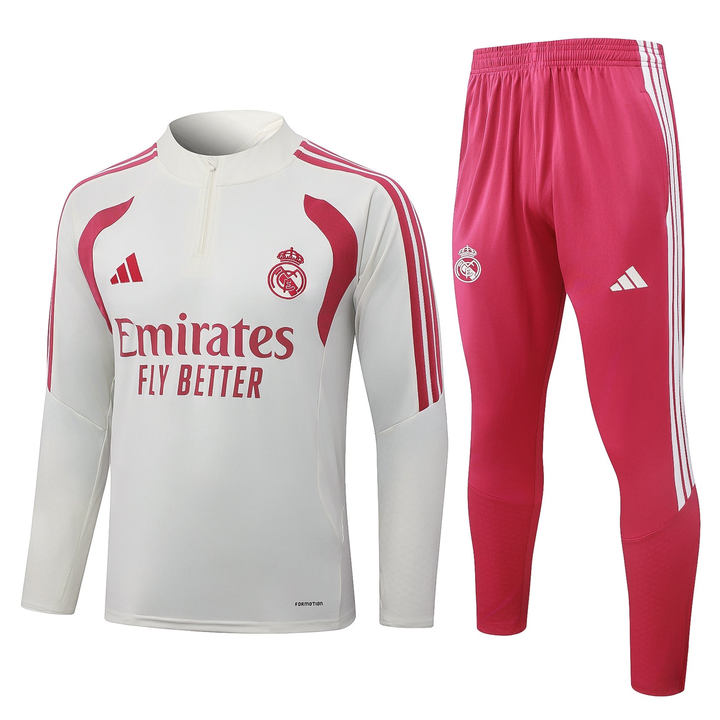 Fato de Treino Real Madrid CF 2026-27 - Camisola com Fecho