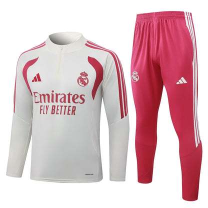 Fato de Treino Real Madrid CF 2026-27 - Camisola com Fecho