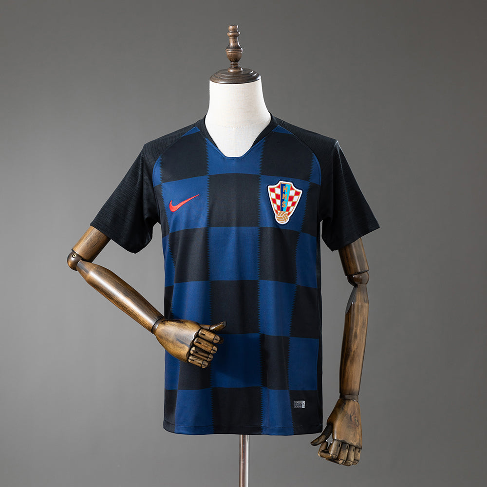 Camisola Croacia 2018 Alternativa Azul Versão Adepto