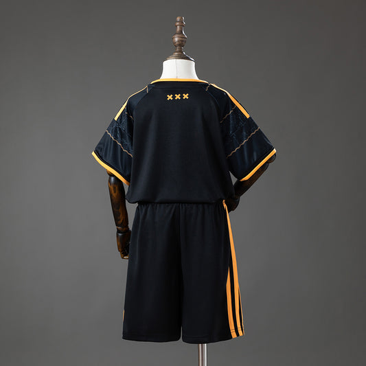 Kit Criança AFC Ajax 2026-27 Alternativo Preto