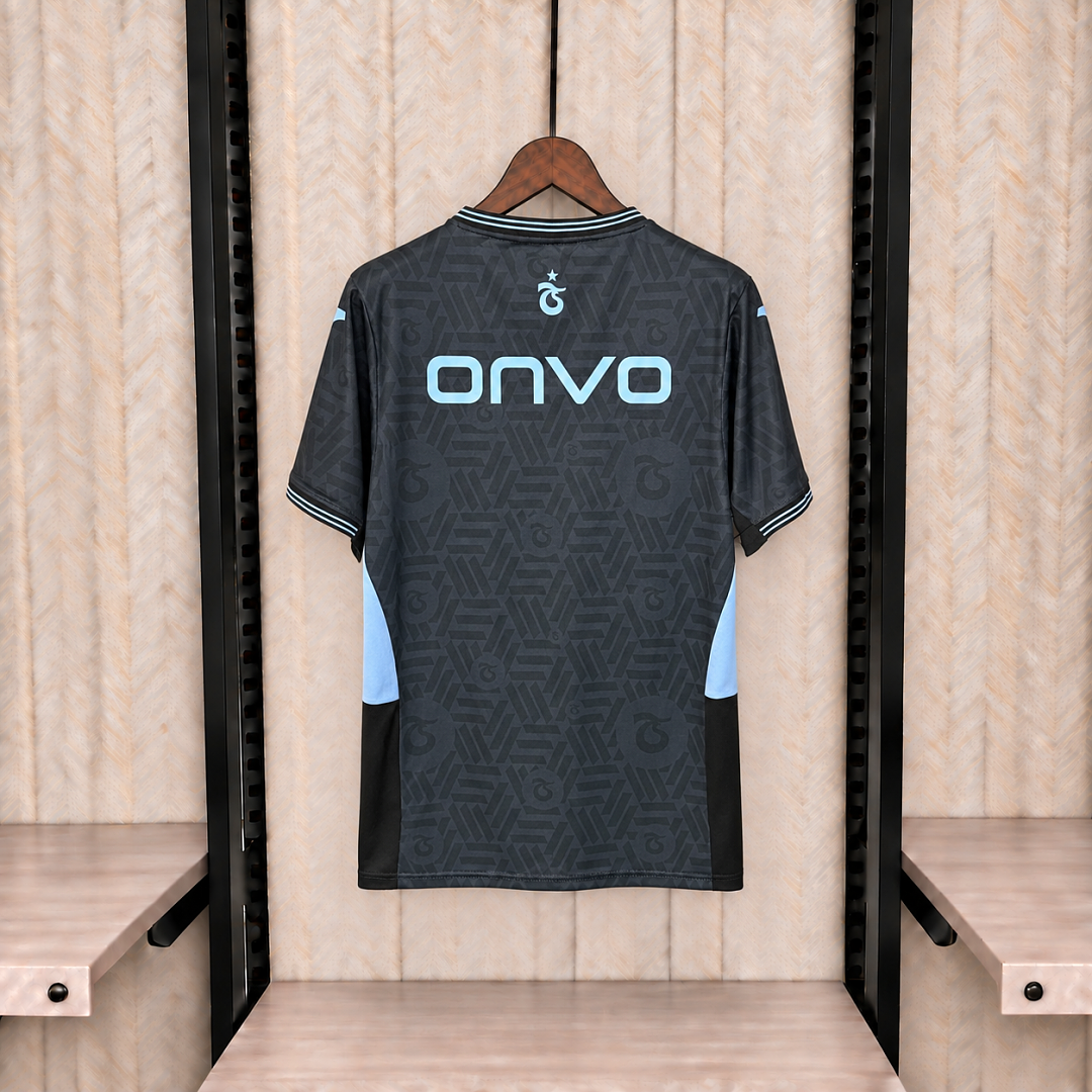 Camisola Trabzonspor 2026-27 Alternativa Preta Versão Adepto