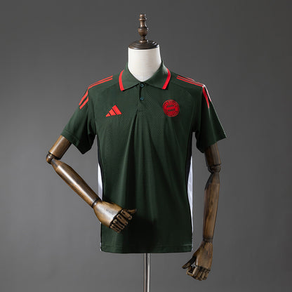 Polo FC Bayern Munique 2025-26 Verde Escuro