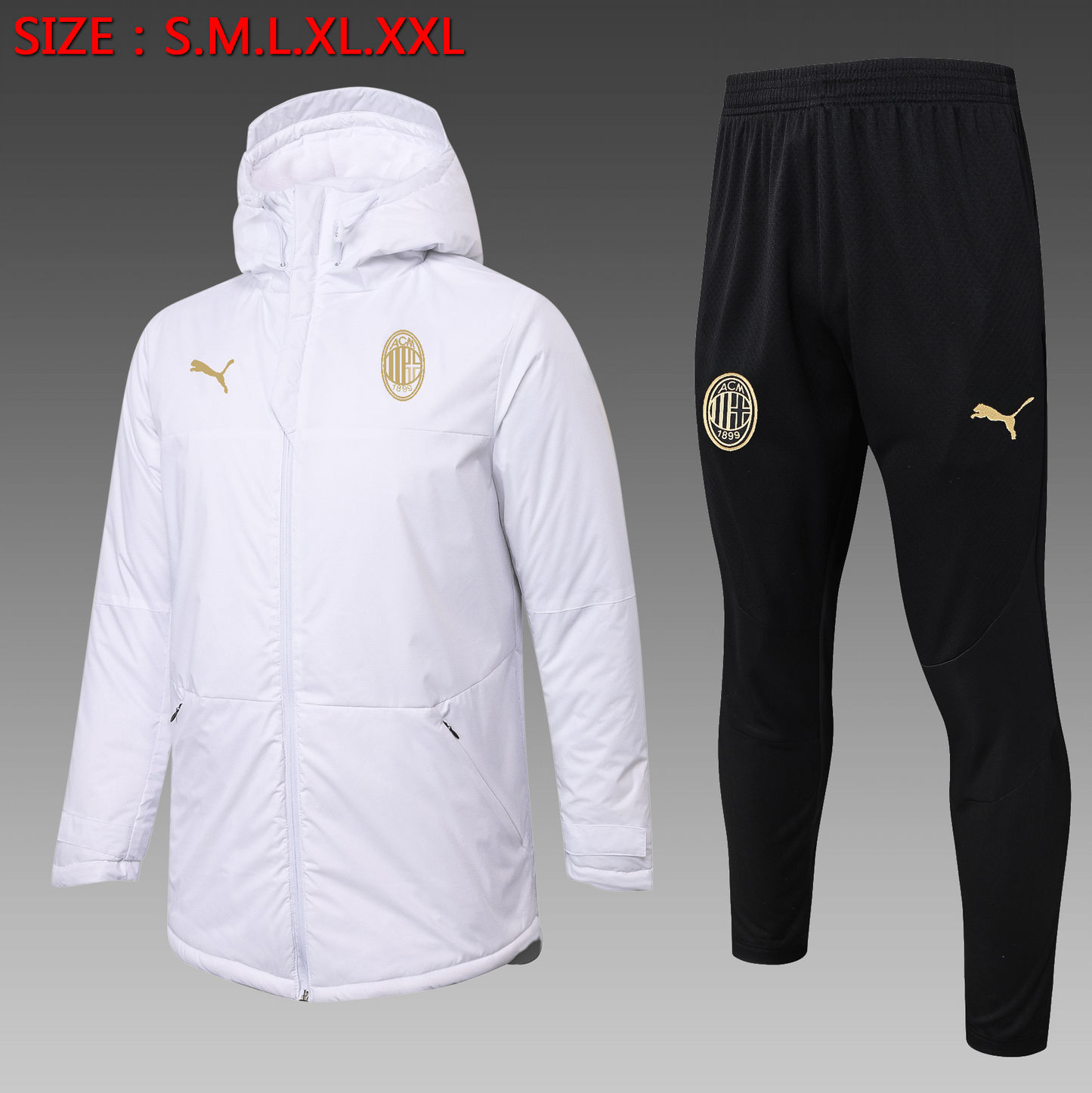 Fato de Treino AC Milan 2025-26 - Casaco Comprido