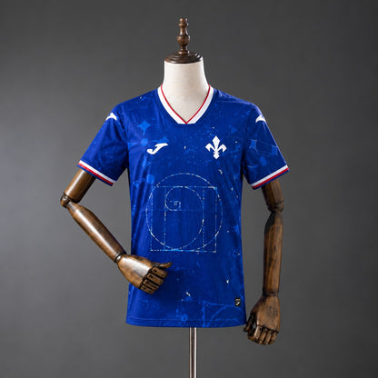 Camisola ACF Fiorentina 2026-27 Alternativa Azul Versão Adepto