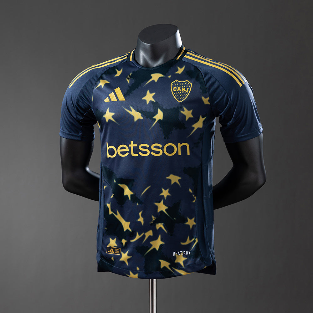 Camisola CA Boca Juniors 2025-26 Alternativa Azul Versão Jogador