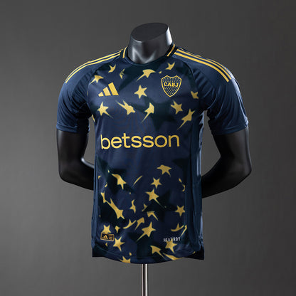 Camisola CA Boca Juniors 2025-26 Alternativa Azul Versão Jogador