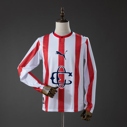 Camisola Manga Comprida CD Chivas 2025-26 Edição 120º Aniversário Versão Adepto