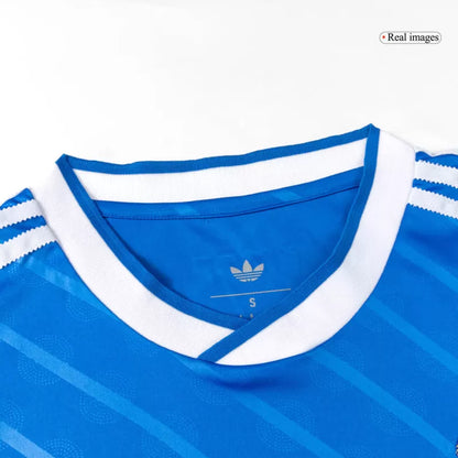 Camisola Manga Comprida Real Madrid CF 2025-26 Alternativa Azul Versão Adepto