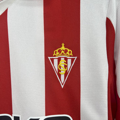 Camisola Real Sporting de Gijón 2025-26 Principal Versão Adepto