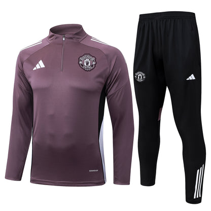 Fato de Treino M-United 2025-26 - Camisola com Fecho