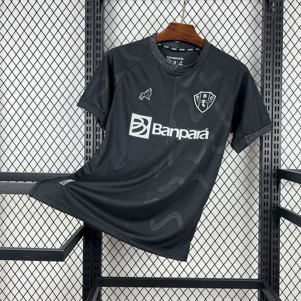 Camisola Paysandu SC 2025-26 Alternativa Preta Versão Adepto