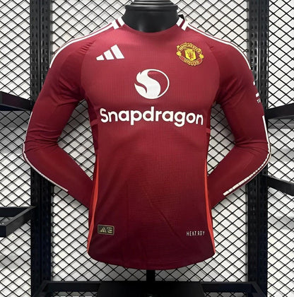 Camisola Manga Comprida M-United 2024-25 Principal Versão Jogador