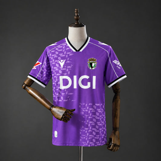 Camisola Burgos CF 2026-27 Alternativa Roxa Versão Adepto
