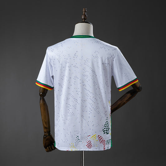 Camisola Camarões 2026 Alternativa Branca Versão Adepto