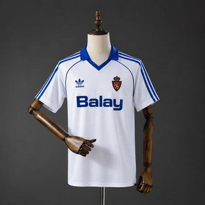Camisola Real Saragoça 1986-87 Principal Versão Adepto