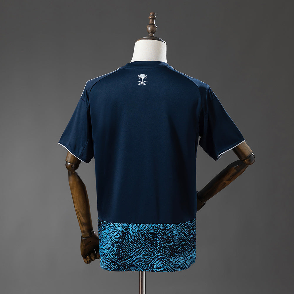 Camisola Al-Nassr FC 2025-26 Alternativa Azul Versão Adepto