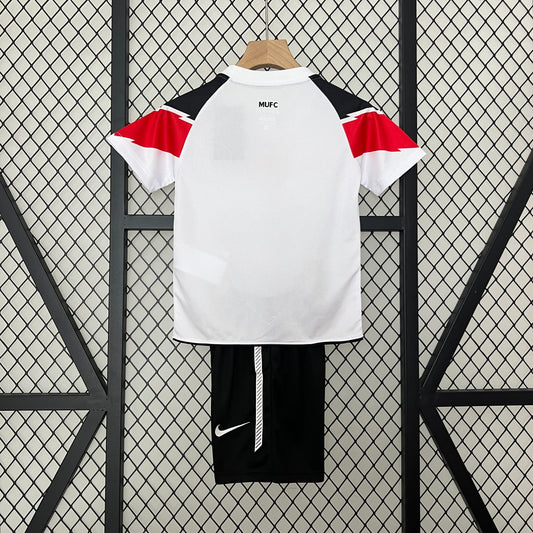 Kit Criança M-UNITED 2010-11 Alternativo Final UCL
