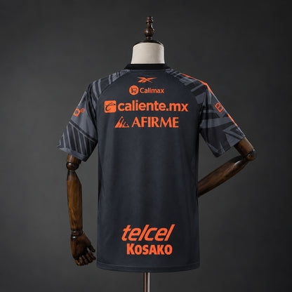 Camisola Club Tijuana 2026-27 Alternativa Preta Versão Adepto