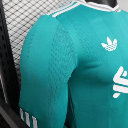 Camisola Manga Comprida LIV 2025-26 Alternativa Verde Versão Jogador