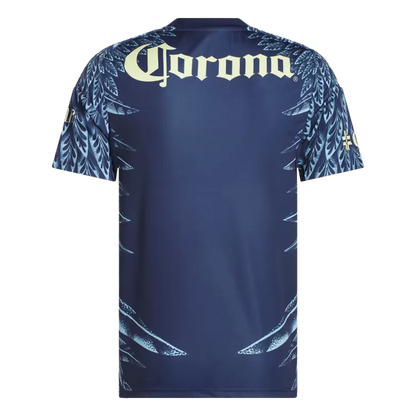 Camisola CF America 2025-26 Alternativa Azul Versão Adepto